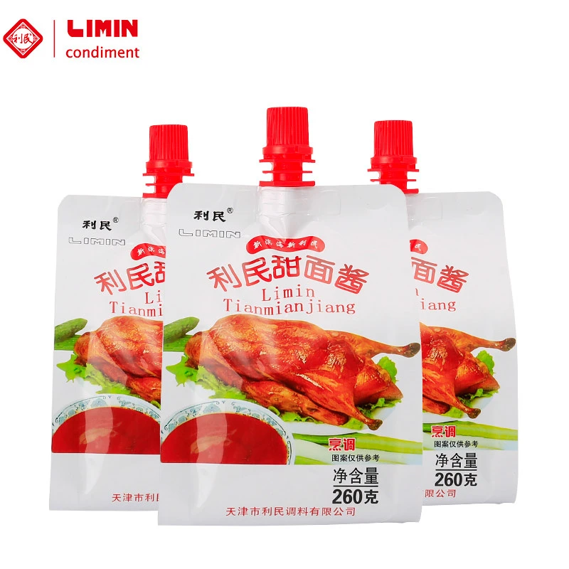 天津利民甜面酱袋装家用烤鸭拌面炸酱面烧烤酱料正宗商用调料