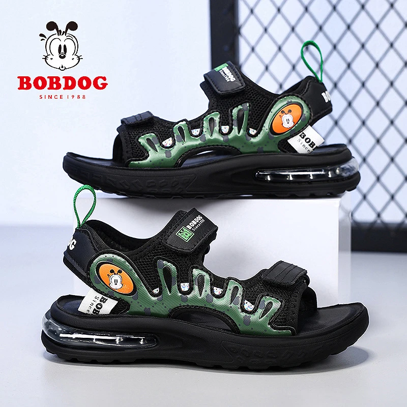 巴布豆男童凉鞋儿童鞋子2024夏季新款中大童男孩沙滩鞋软底凉鞋潮