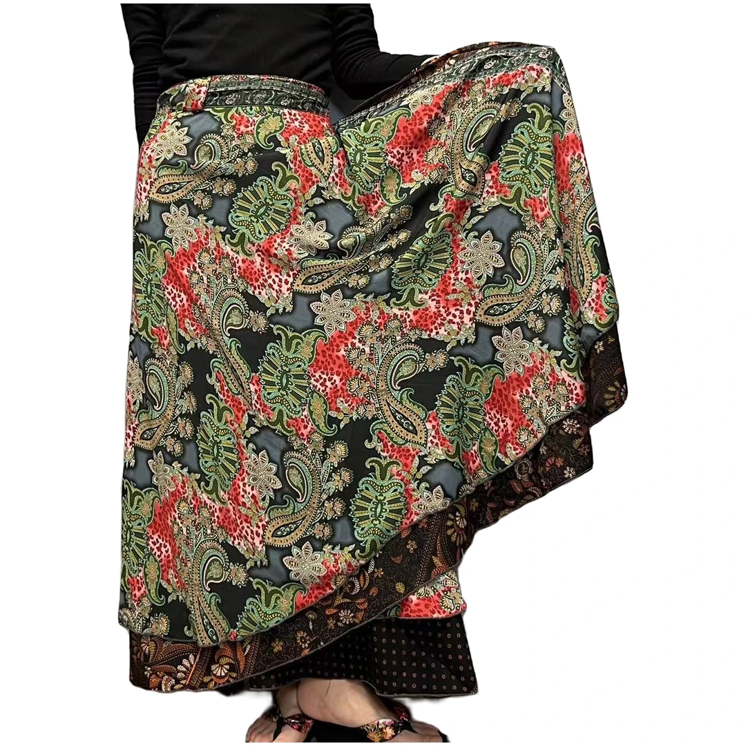 直播选款编码401-600尼泊尔手工裙裹裙多种穿法半身裙民族风裙子