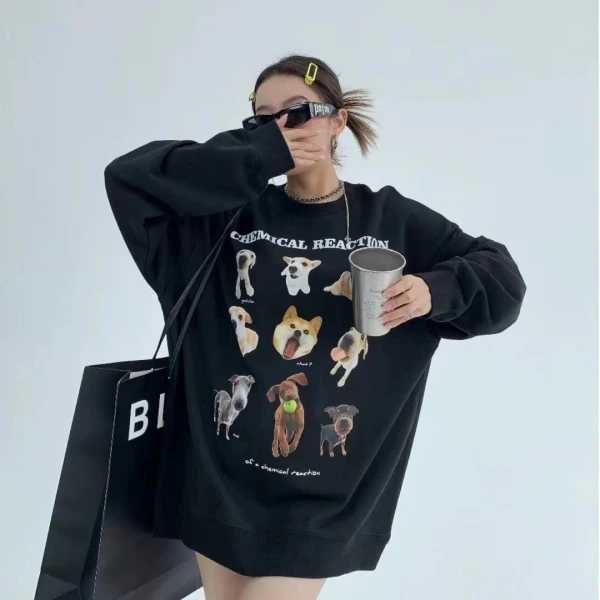 W39卫衣上衣宽松秋冬
