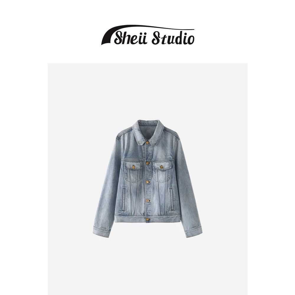 【年中钜惠】土耳其牛仔面料水洗工艺丨牛仔外套女 ML3115003
