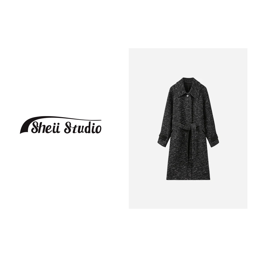 【小曼私服】买手系列丨澳洲羊毛&马海毛混纺丨毛呢大衣女 M3418007