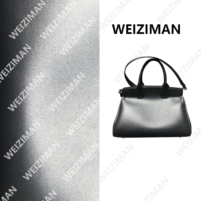 【DXD】2024真皮头层牛皮包WZ-5129-黑银