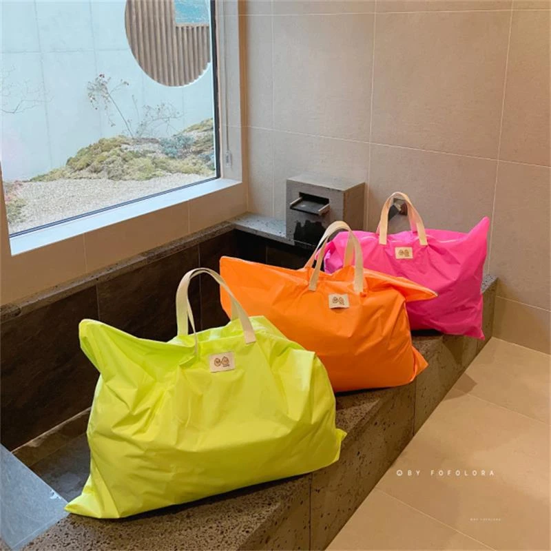 韩国ins幼儿园被子收纳袋彩色行李搬家打包袋大容量衣物整理袋子