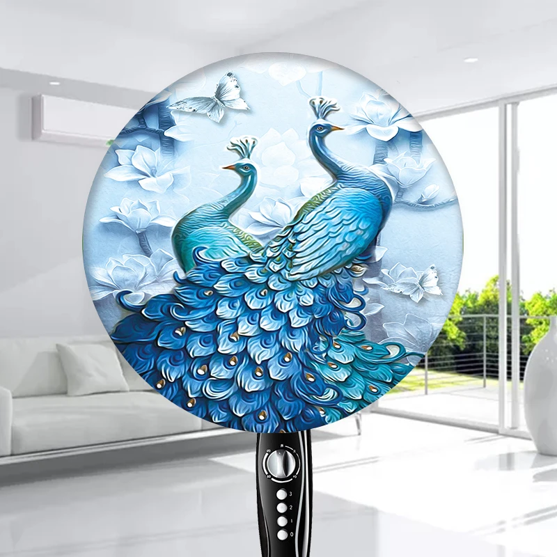 风扇罩防尘罩全包家用电风扇罩子圆形风扇套落地扇罩落地式保护套