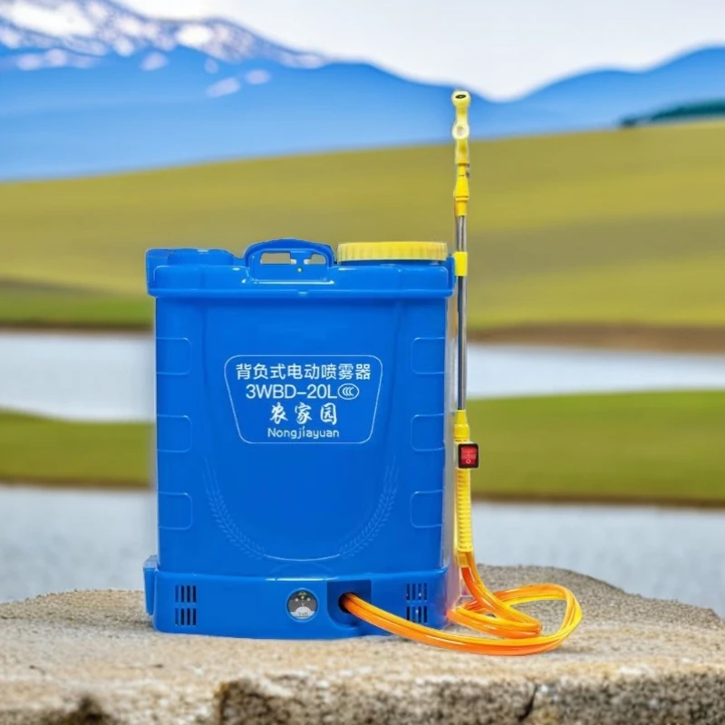 高效电动喷雾器2024新款锂电背负式农药喷洒打药神器轻松除草农用