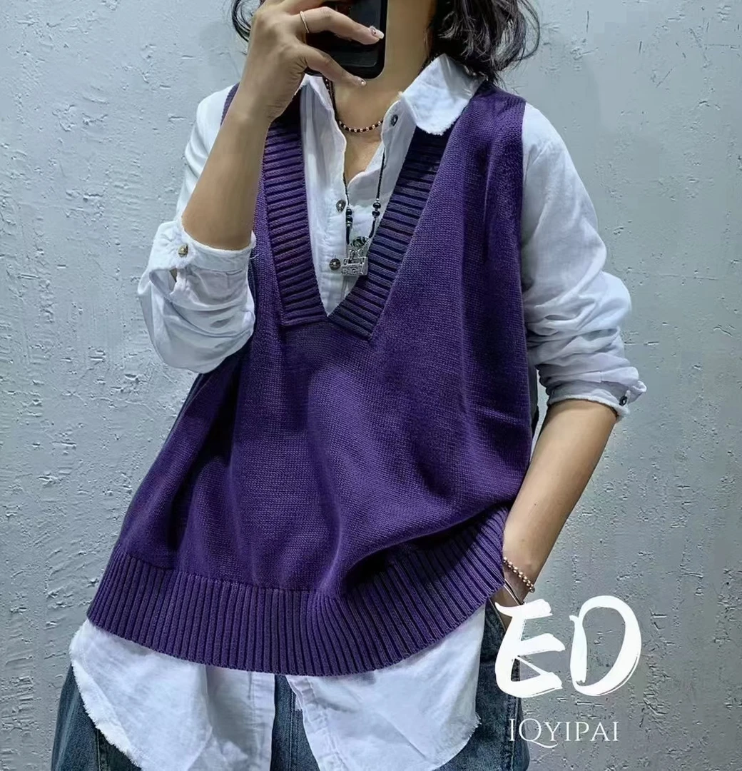 7636原创针织纯棉马甲100--180斤