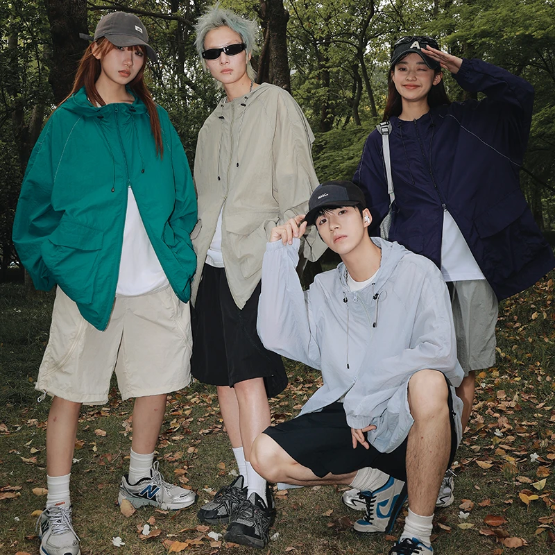 巴威萨【9618】情侣款户外运动休闲高效驱蚊防紫外线UPF50+防晒衣