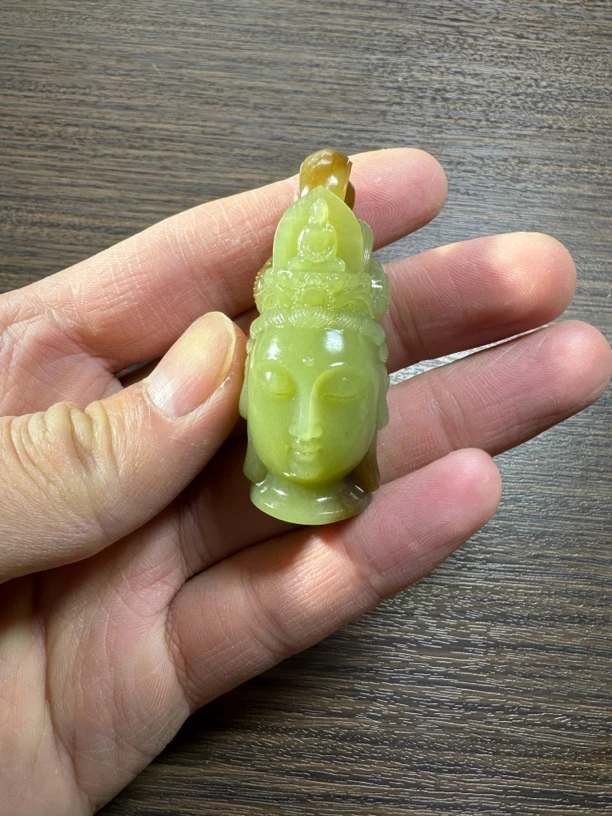 天地糖佛头，立体镂空雕刻