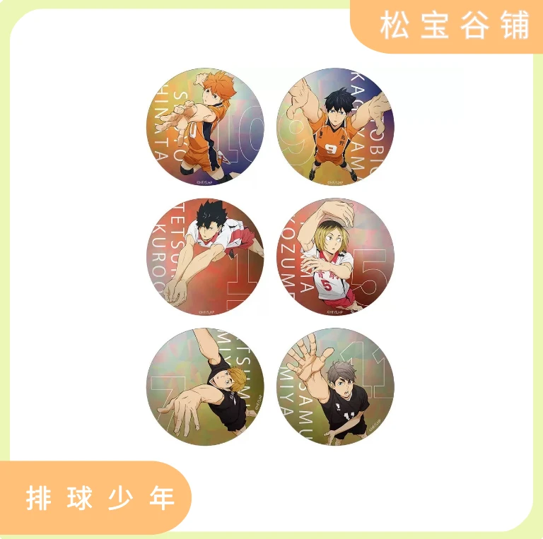 排球少年日谷 JF21绘柄闪吧唧 现货盲袋代拆