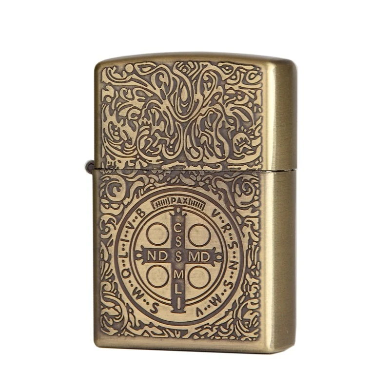 （无煤油无包装盒）康斯坦丁煤油打火机裸机老式经典纪念仿古