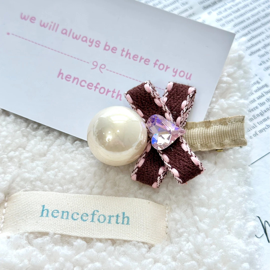 韩国东大门定制款原创设计甜美纯情风发夹 （单只）F928