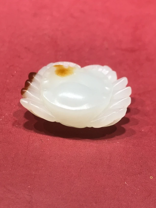 和田玉挂件吊坠 螃蟹