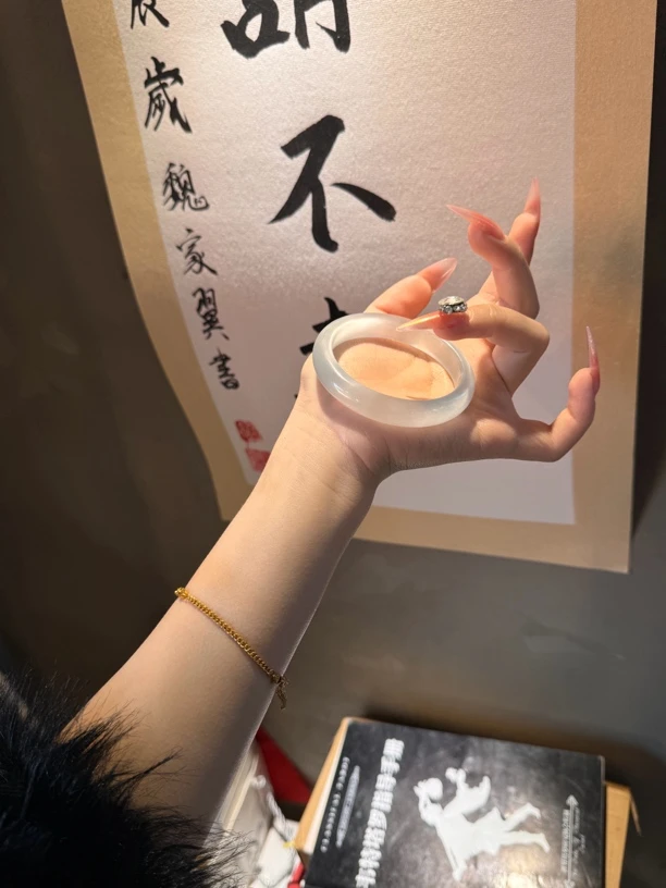 【冰冰蓝高透版】百搭新中式风格手镯女