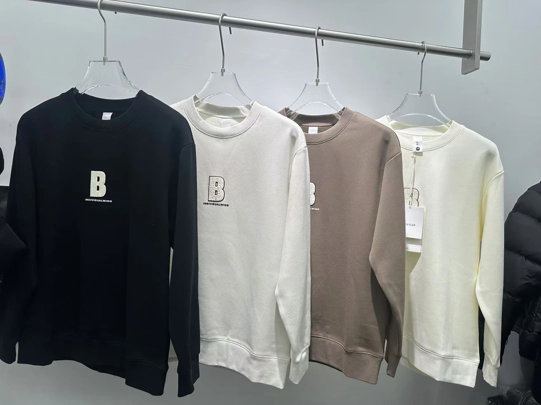 尾单加绒保暖男士休闲圆领卫衣87310