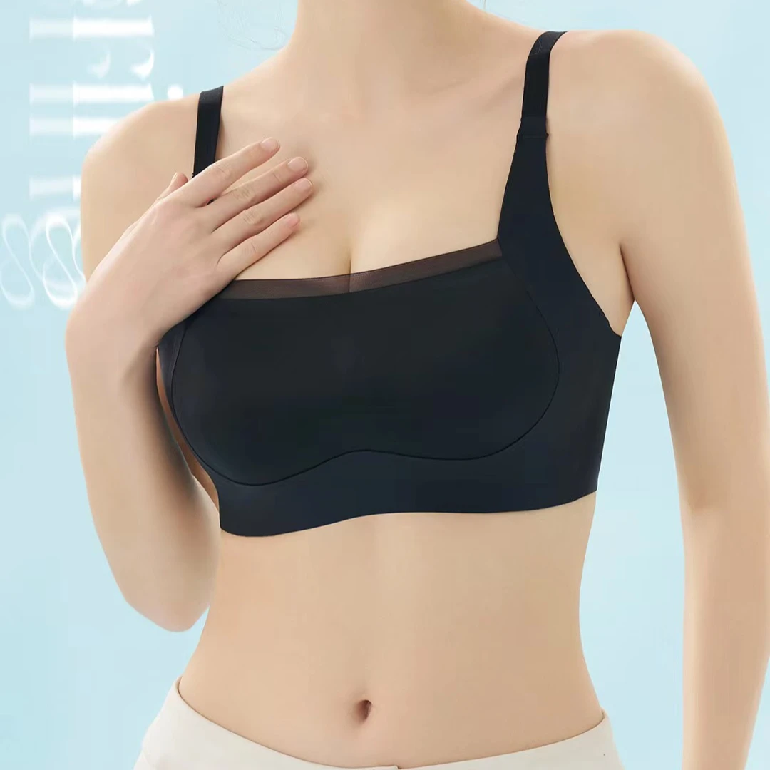 高端缎面兔耳朵女士内衣上装（ABC通杯）987