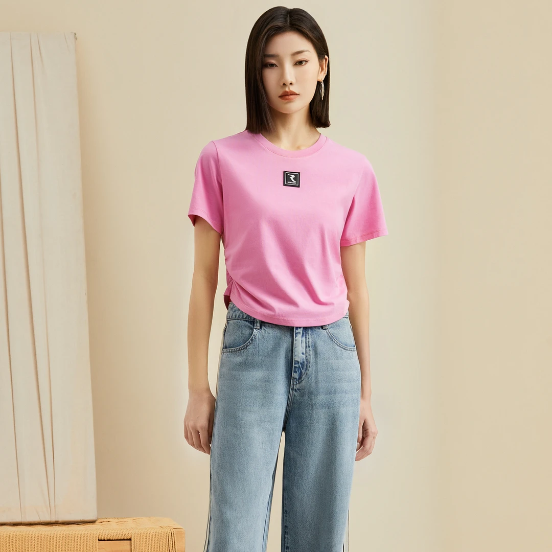 姚领YAOLY831K20152上装T恤粉色