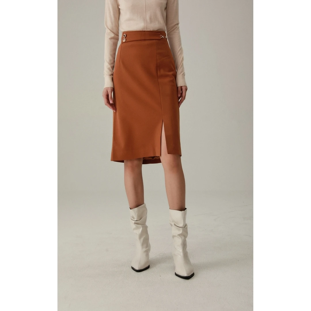 姚领yaoly女装专柜新款中裙821012641