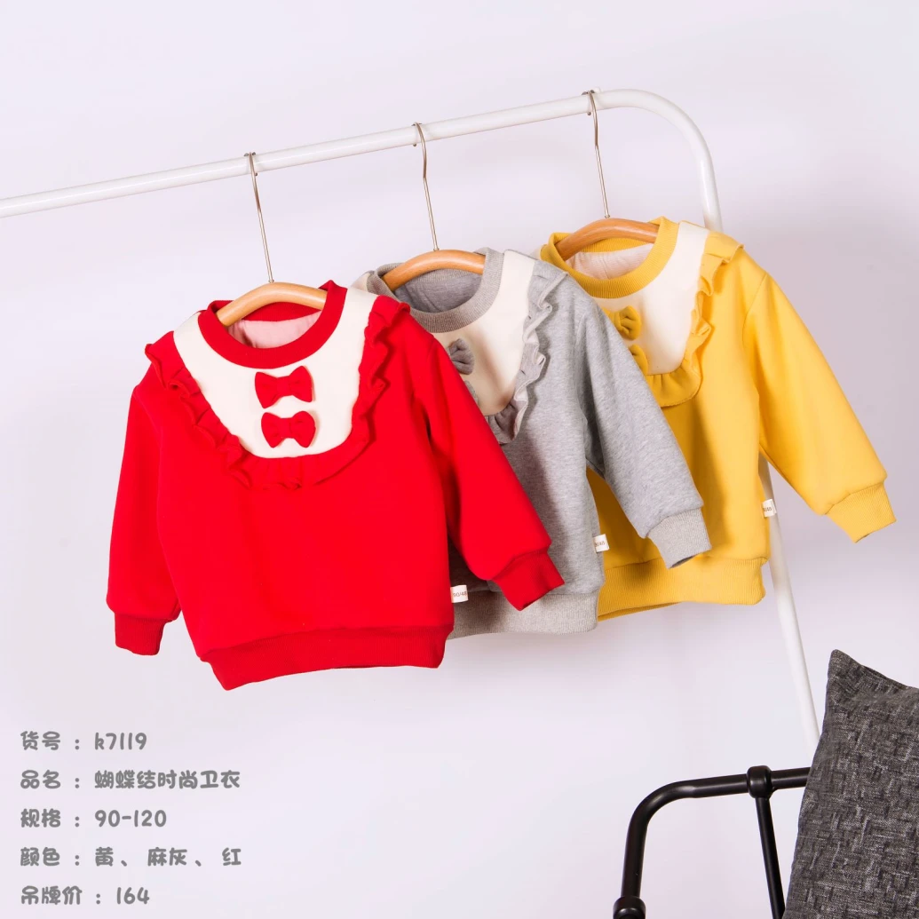 k7119  蝴蝶结时尚卫衣