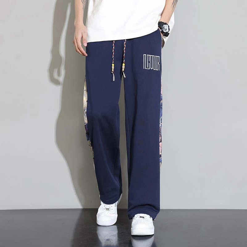 （潮恩）秋季新款直筒裤潮牌青少年运动百搭休闲裤日系高街潮流575