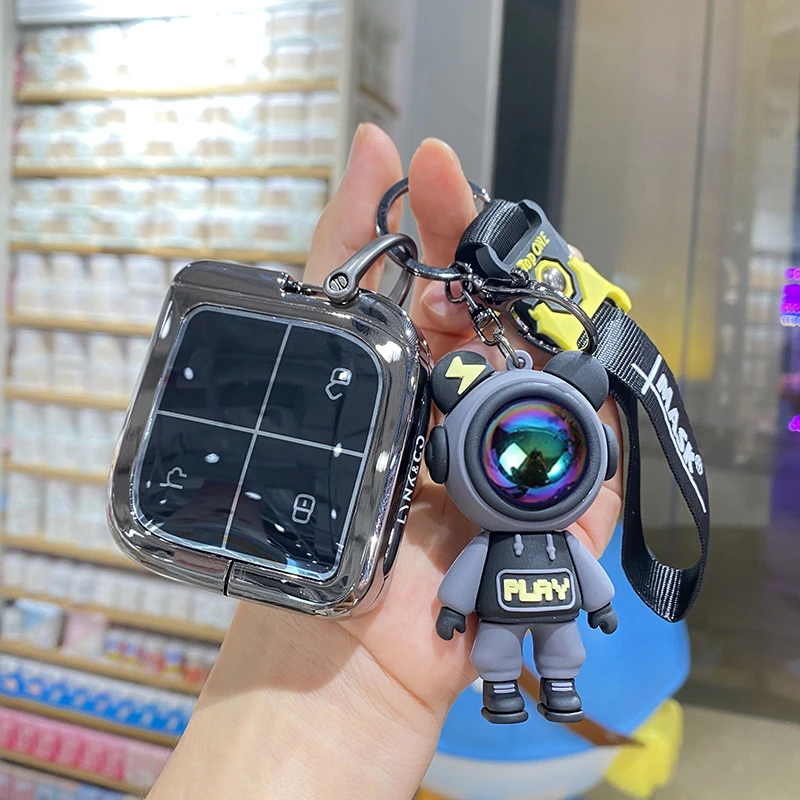 2023款领克08钥匙套高档金属混动型08专用汽车钥匙保护壳包扣男女