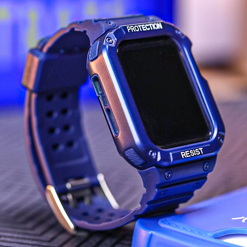 thetree适用苹果运动手表保护壳iwatch8/7手环s6/se/5/4/3手表带