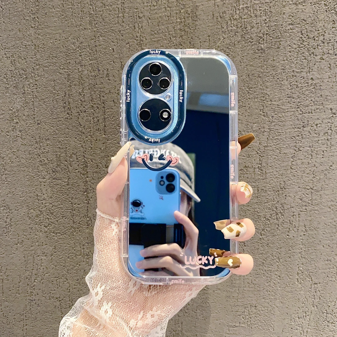 （华为p50系列）镜面奶油壳适用华为p50/华为P50Pro手机壳潮保护套