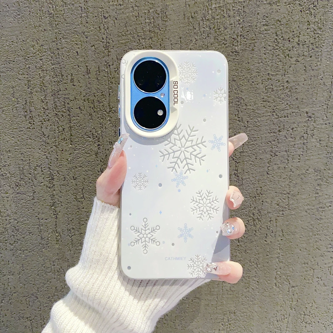 (华为P50系列)磨砂彩银适用华为P50/P50E/P50Pro手机壳创意简约