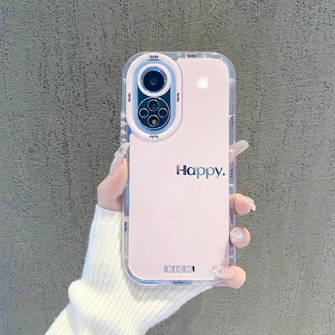 （荣耀50系列）镜面奶油壳适用荣耀50/荣耀50Pro手机壳潮全包创意