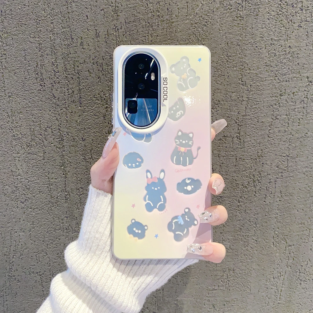 （OPPOReno10系列）磨砂彩银适用OPPOReno10/OPPOReno10Pro手机壳