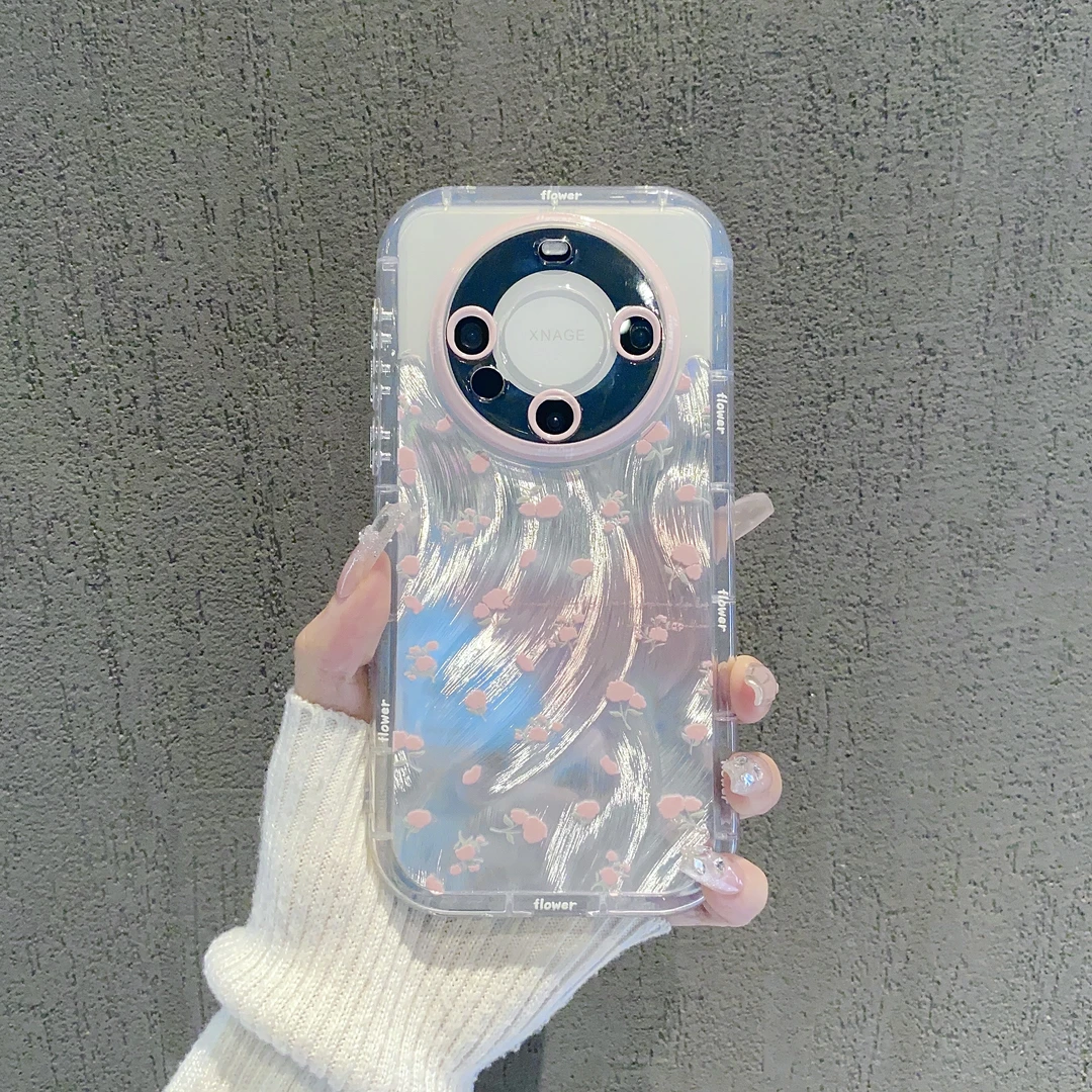 （华为Mate系列）羽纱奶油壳适用Mate60手机壳Mate50Pro保护套40