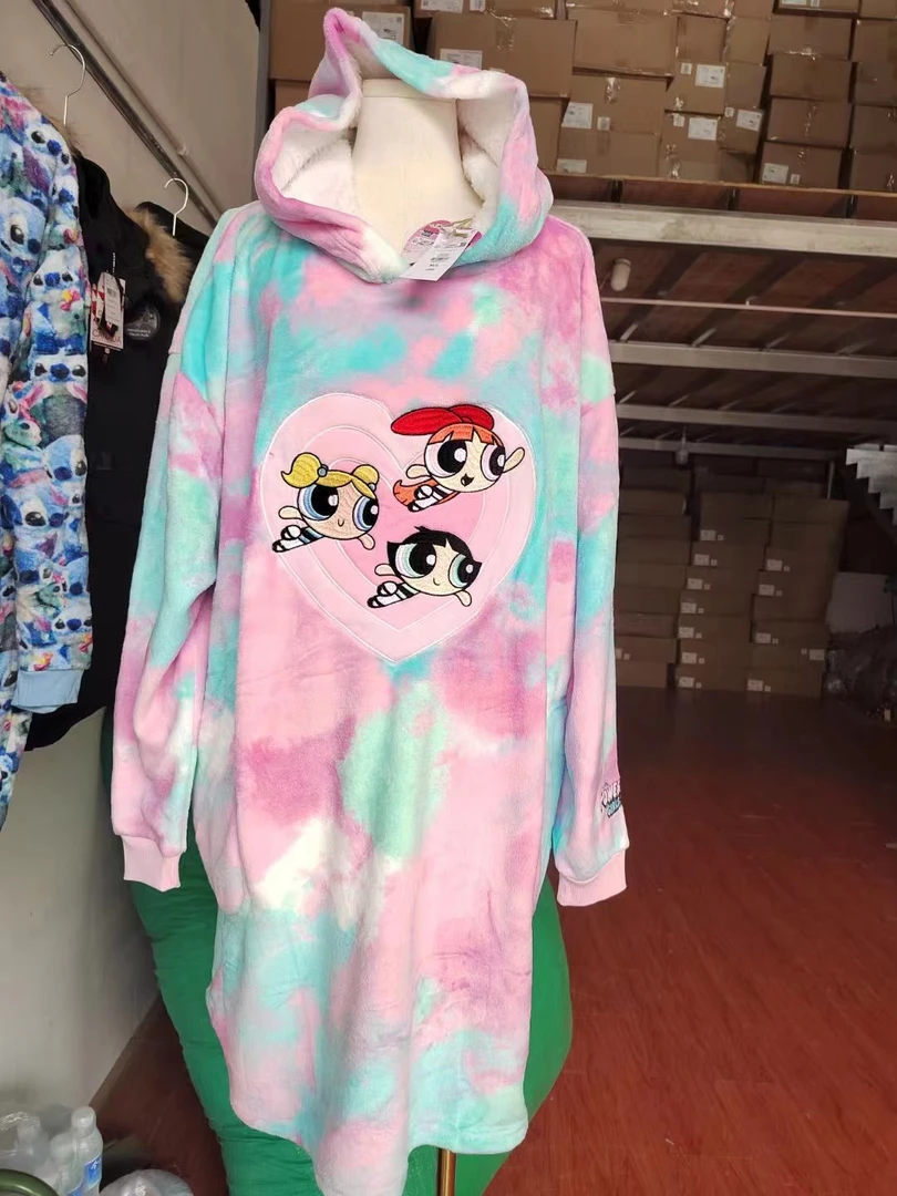 外贸高品质刺绣睡袍