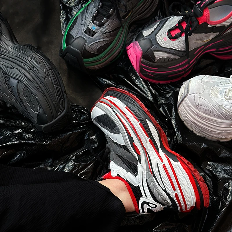 6CM厚底老爹鞋女16X潮夏季2024新款百搭网红走秀潮流时尚运动鞋