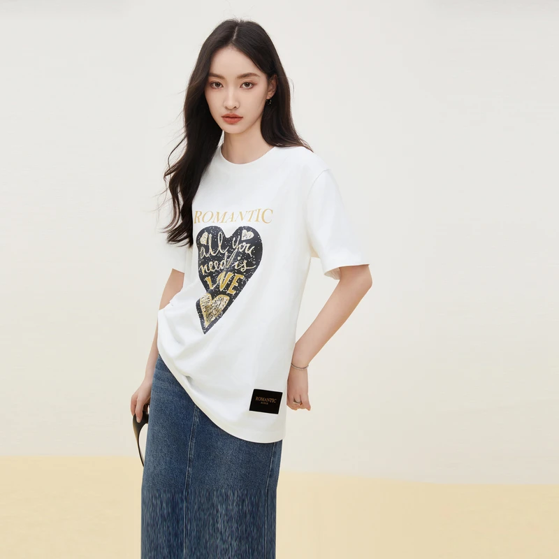 XG/雪歌黑金系列百搭时尚半袖一款穿了不想脱的T恤【夏
