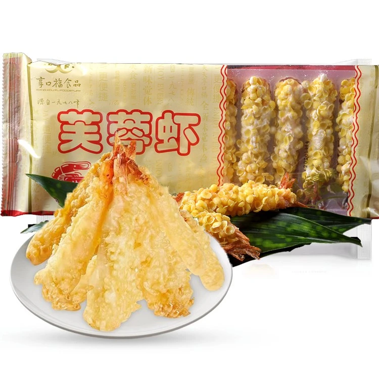 日式芙蓉虾200g网红小吃金丝芙蓉大虾油炸小吃加热速食鲜美鲜香