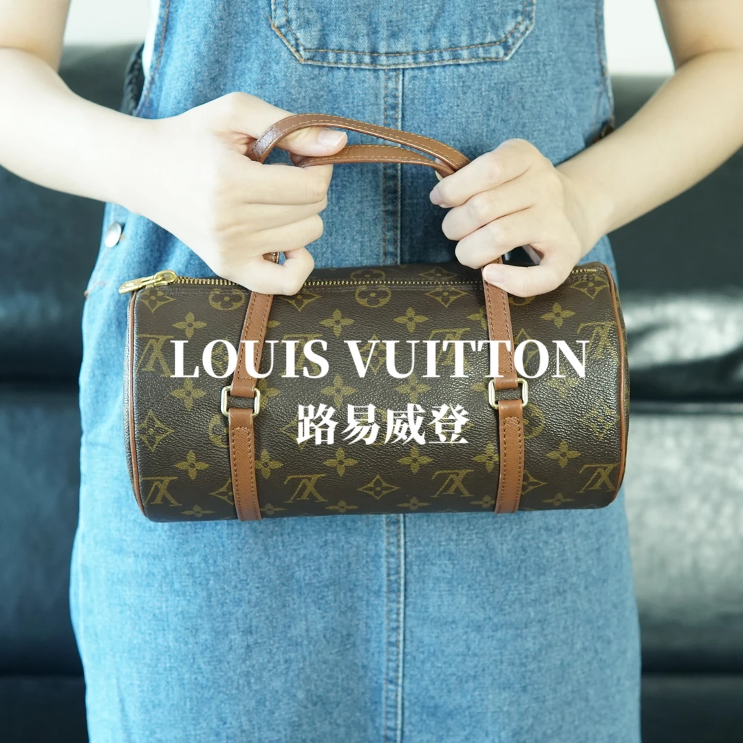 95新 LouisVuitton/路易威登 LV 红皮巴比龙