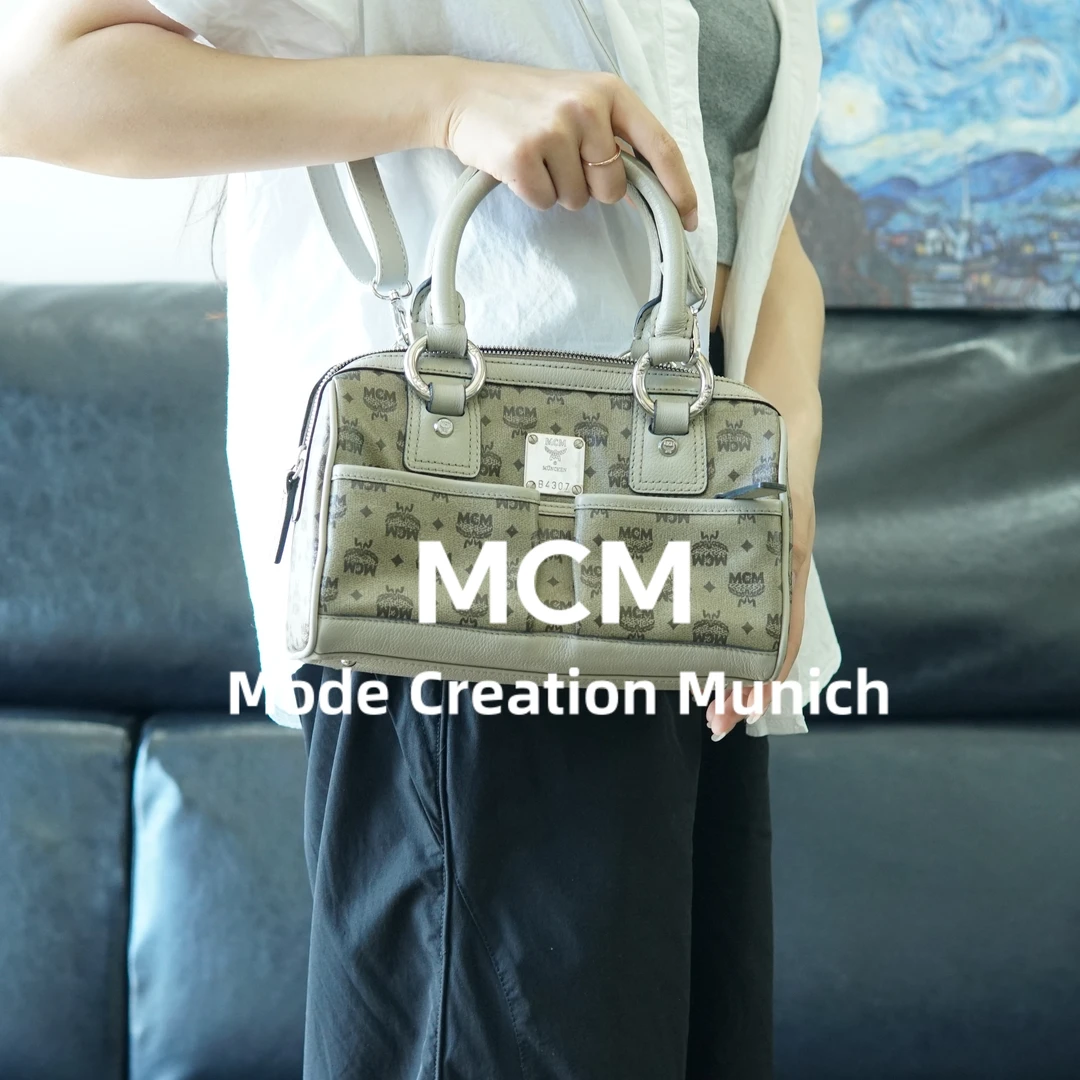 95新 MCM 波士顿手提斜挎包/FYHB08621468/1468