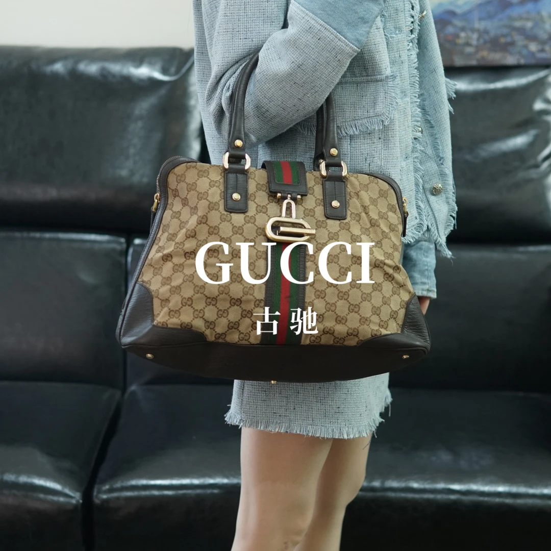 95新 GUCCI/古驰 老花单肩包/WP09627072/7072
