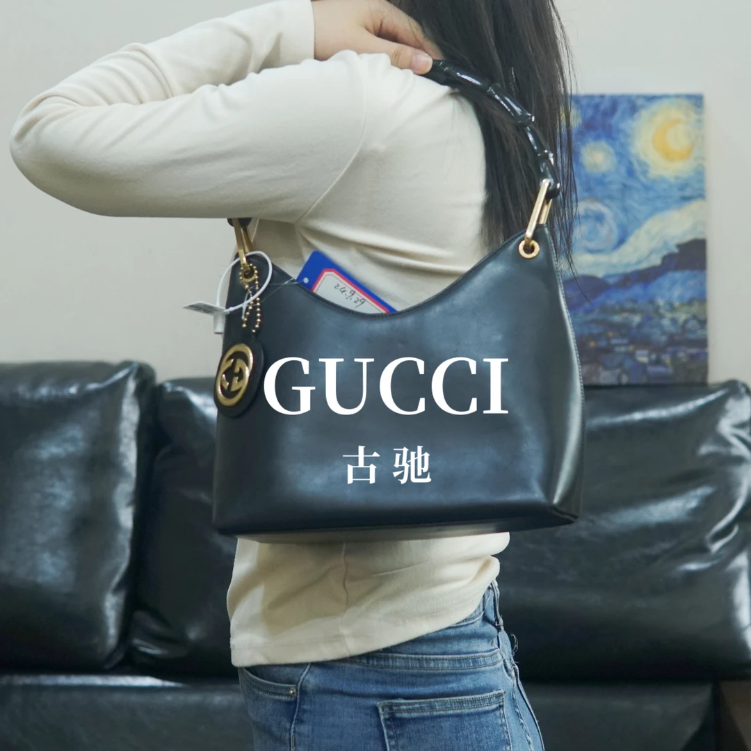95新 GUCCI/古驰 牛角单肩包/FYJJ09912614/2614