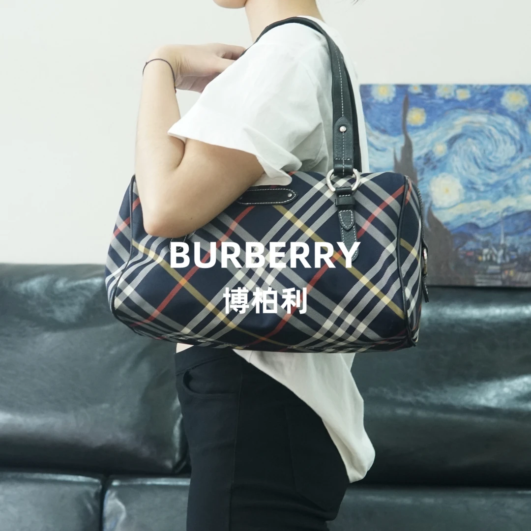 95新 BURBERRY/博柏利 巴宝莉/格纹单肩包/WT10525033/5033