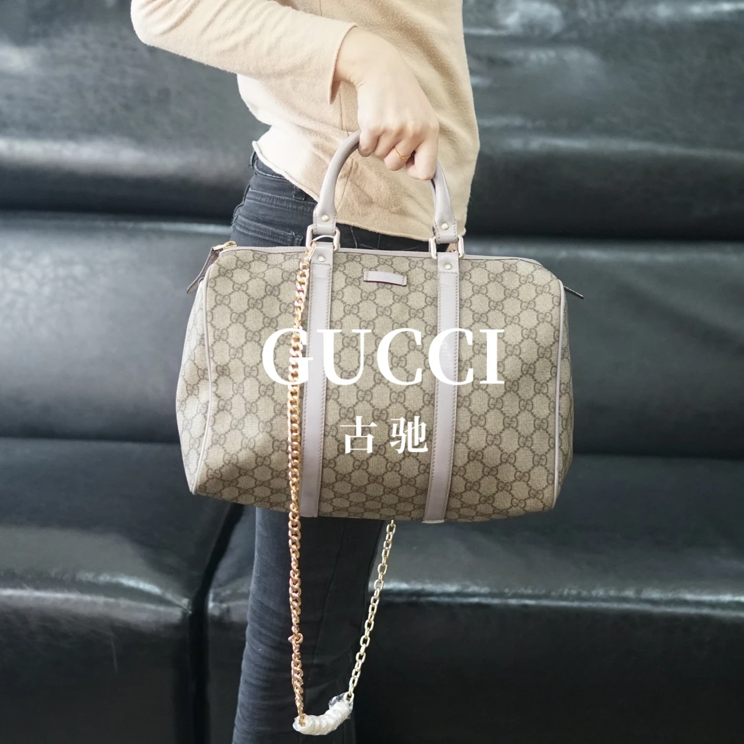 95新 GUCCI/古驰 老花枕头包/FYBB09525061/5061