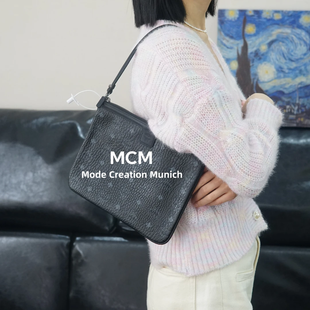 95新 MCM 黑色单肩包/SD10124009/4009