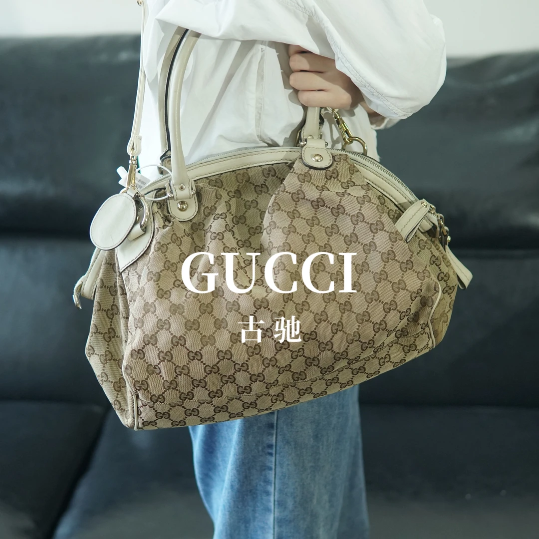 95新 GUCCI/古驰 老花斜挎包/FYMK07626029/09/6029