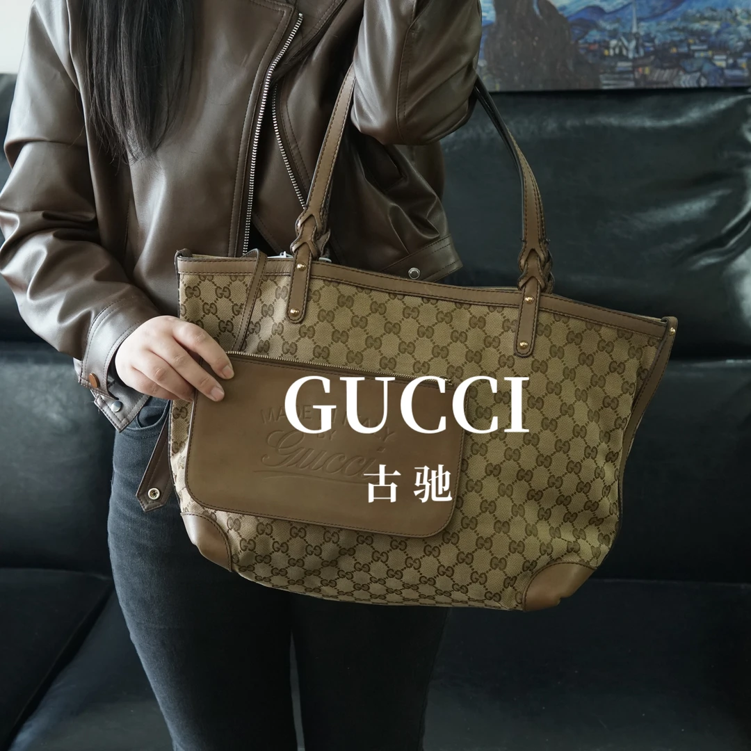 95新 GUCCI/古驰 子母袋/老花单肩包/YZ10706023/6023