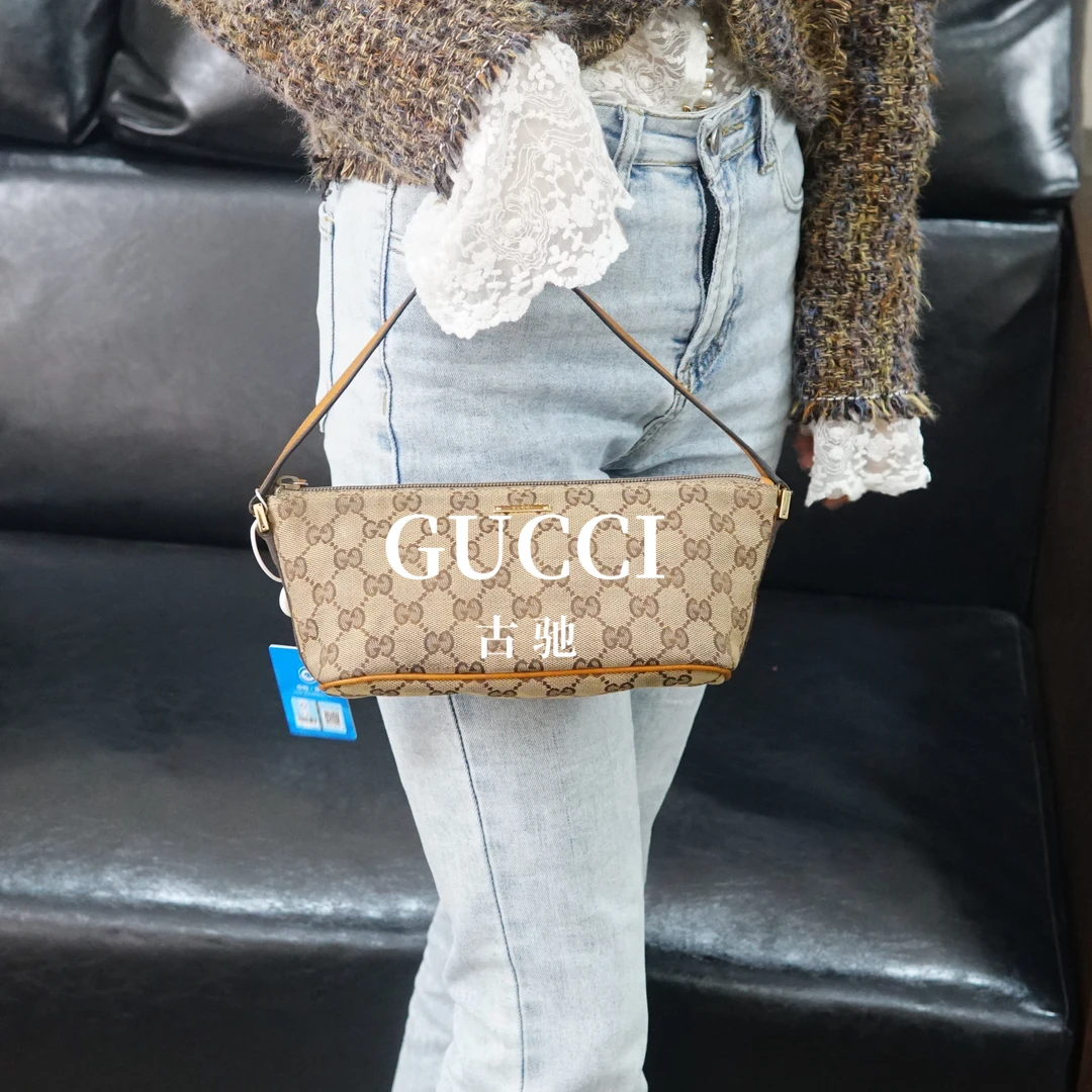 95新 GUCCI/古驰 老花单肩包/KT11601030/1030