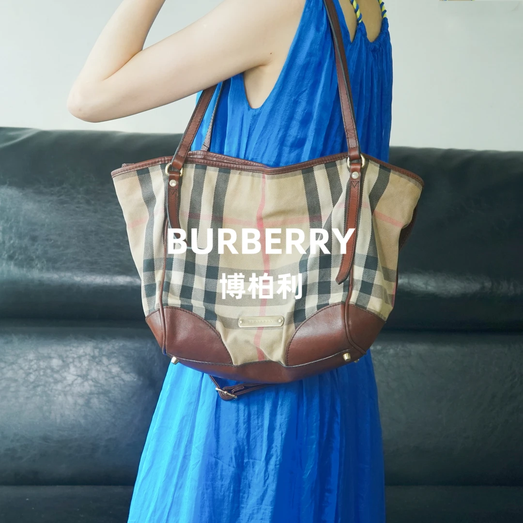 95新 BURBERRY/博柏利  格纹单肩包/CC08413011/3011