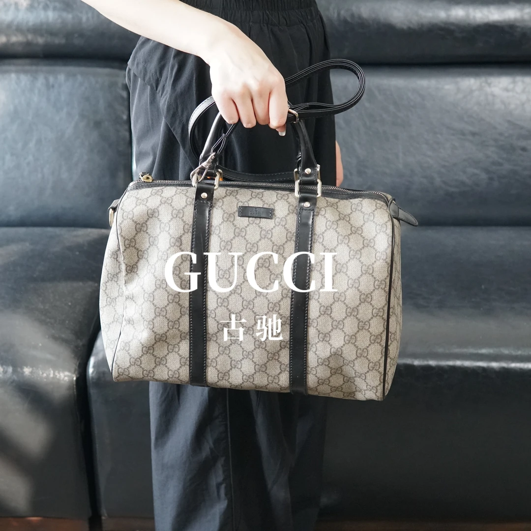 95新 GUCCI/古驰 老花枕头包/BB07718049/8049