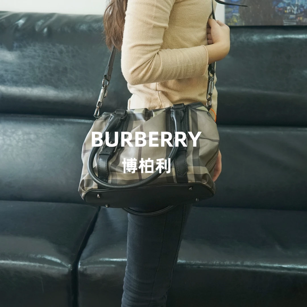 95新 BURBERRY/博柏利 巴宝莉/格纹斜挎包/MM09425511/5511