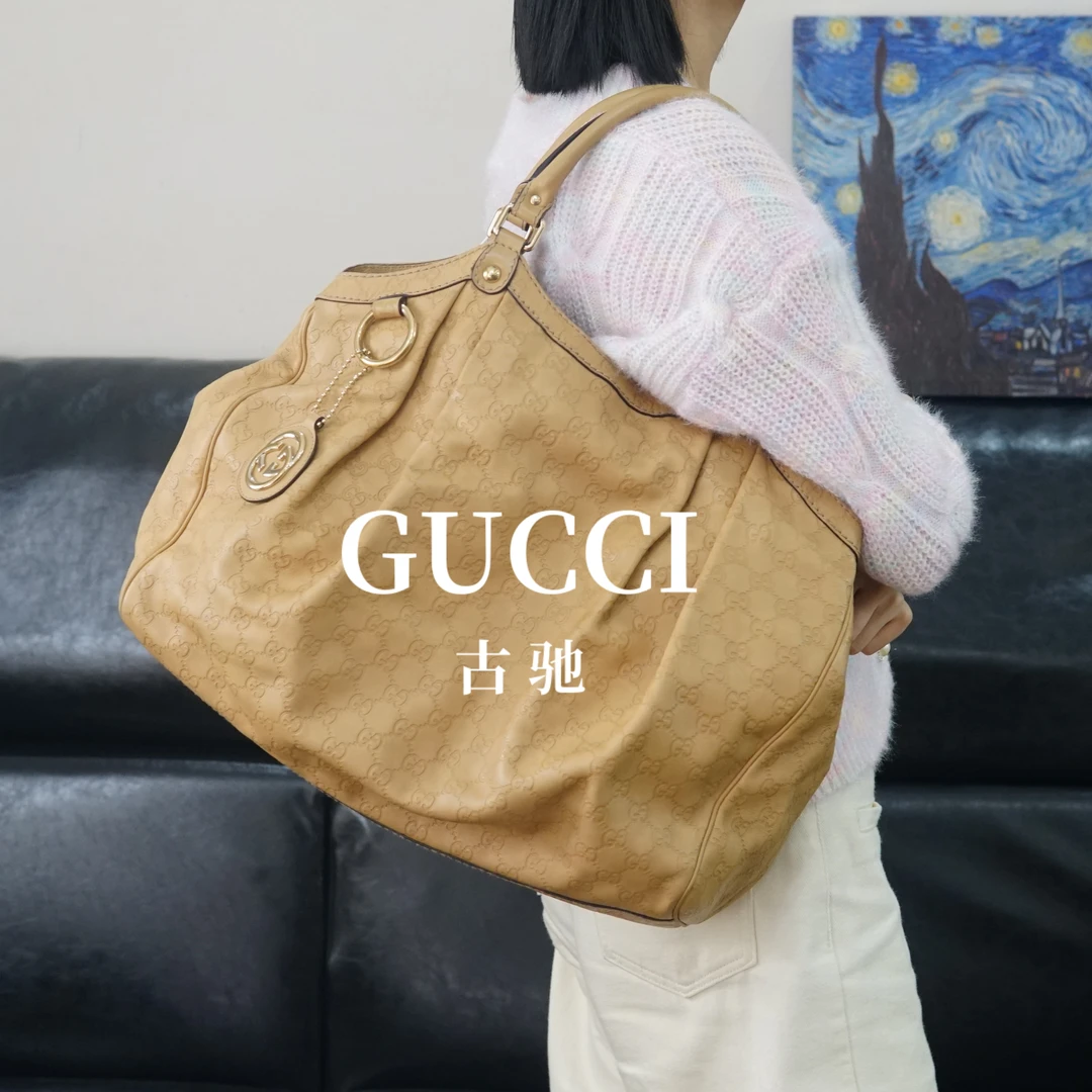 95新 GUCCI/古驰 压纹单肩包/WF10525062/5062