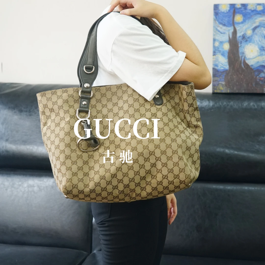 95新 GUCCI/古驰 老花单肩包/ER10627070/7070